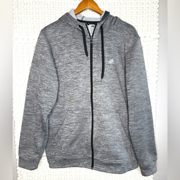 adidas Other - Adidas Men's Gray Full-Zip Hoodie